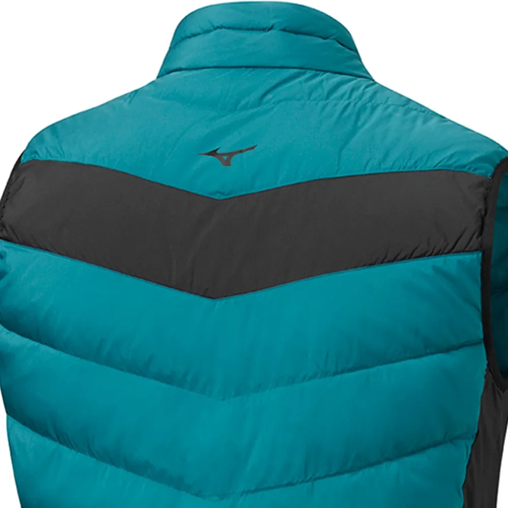 Moisture Wicking Tech Mizuno Breath Thermo Max Gilet - Dark Green