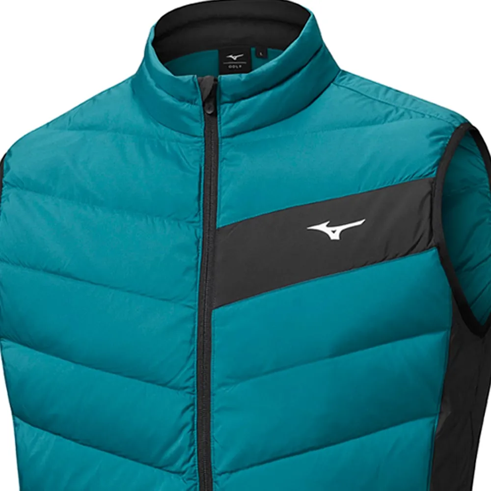 Mizuno Breath Thermo Max Gilet - Dark Green add on happening