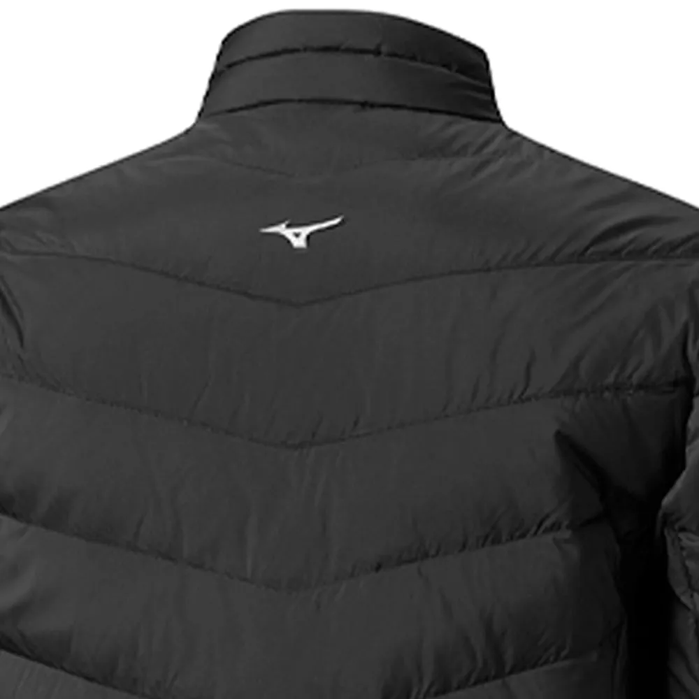 MoistureWickingInterior snap closure Mizuno Breath Thermo Max Jacket - Black