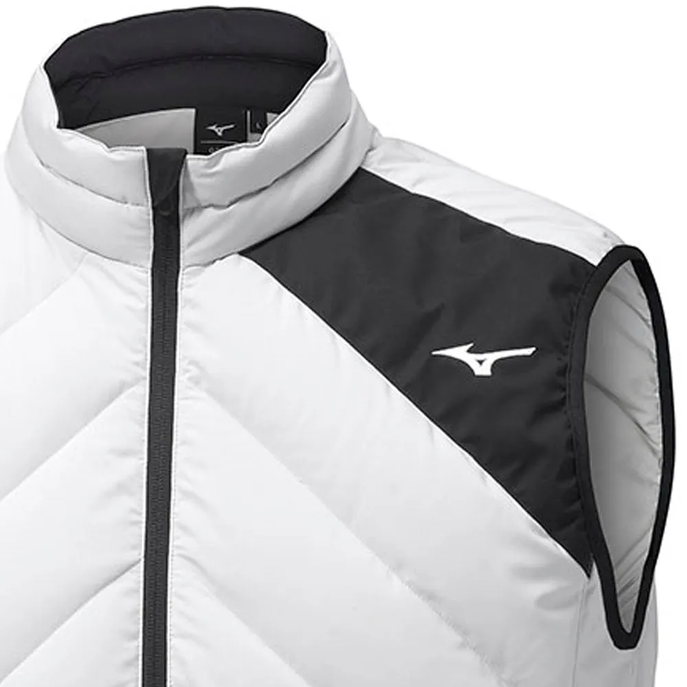Tear Resistant Ripstop Fabric Mizuno Breath Thermo Move Down Gilet - Grey