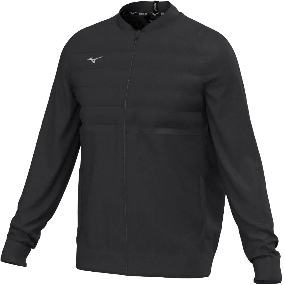 Mizuno Hybrid Bomber Jacket - Black Stretch Comfort Modern Layers
