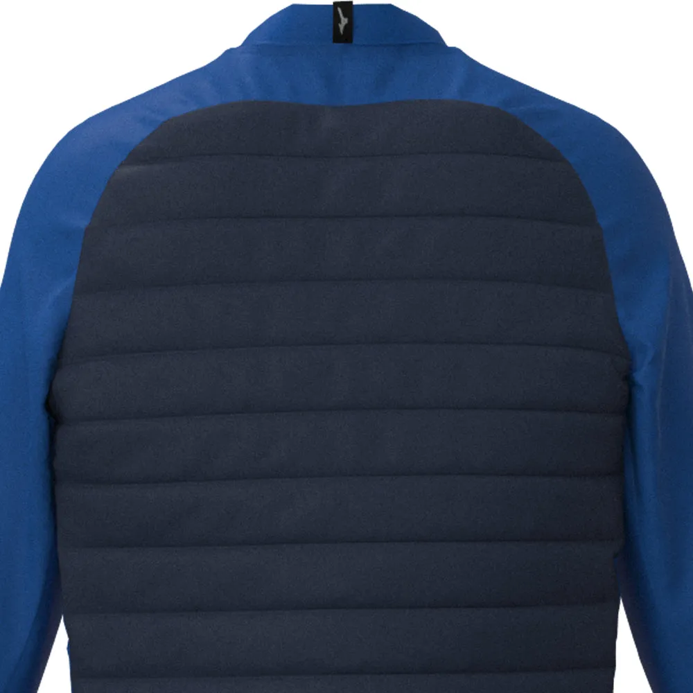 Fur Trim Mizuno Hybrid Bomber Jacket - Blue