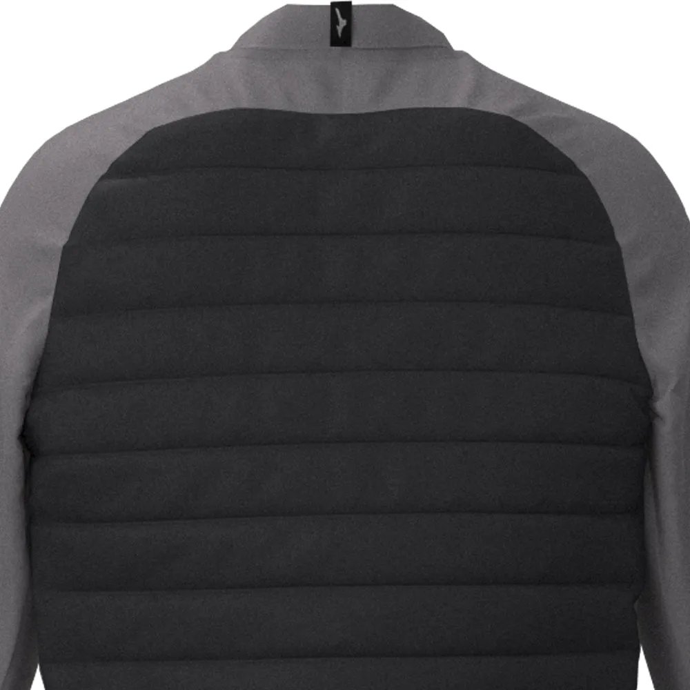 Adjustable Cuff Design AntiStaticLayer Mizuno Hybrid Bomber Jacket - Charcoal