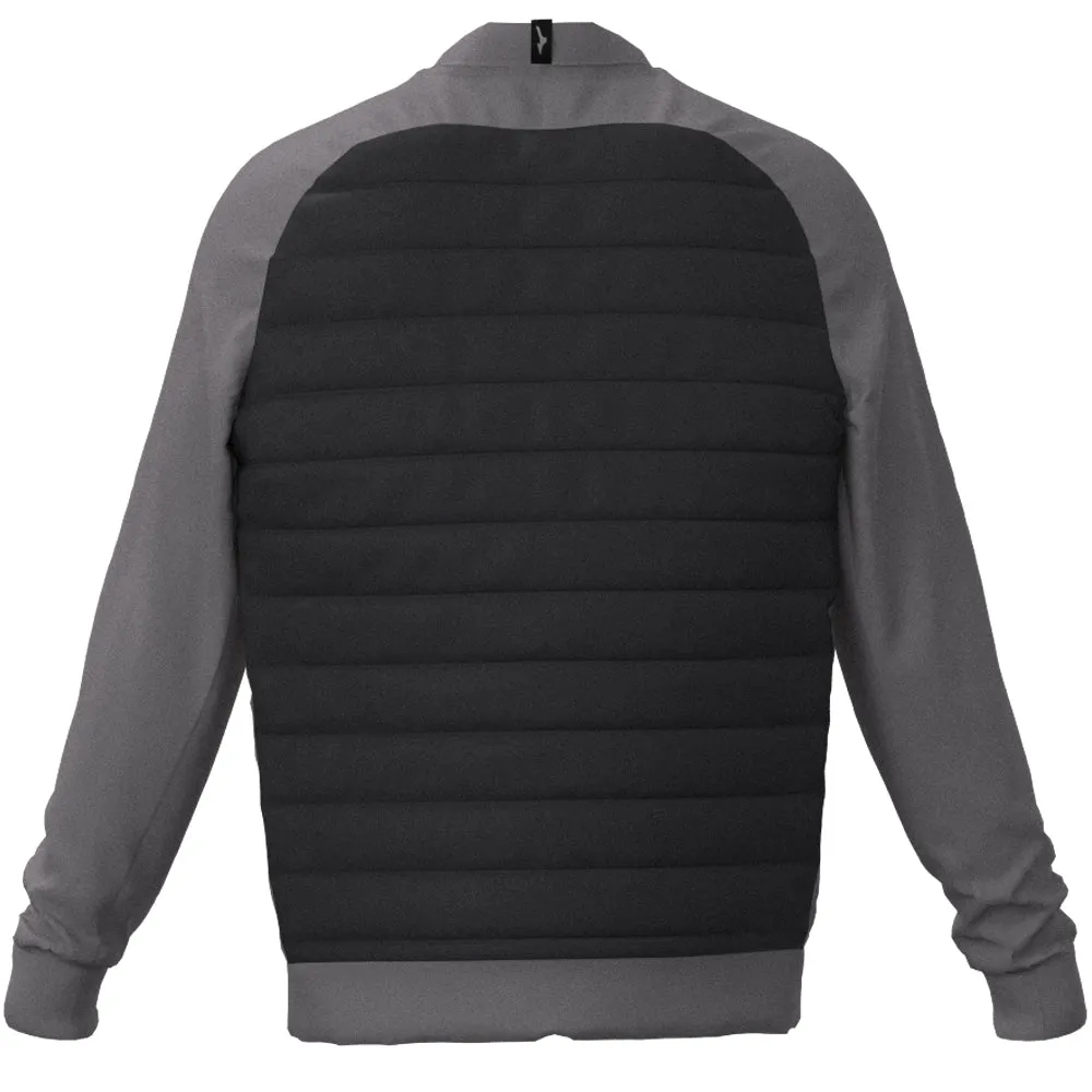 Contemporary Fit Trendy Must Have Mizuno Hybrid Bomber Jacket - Charcoal