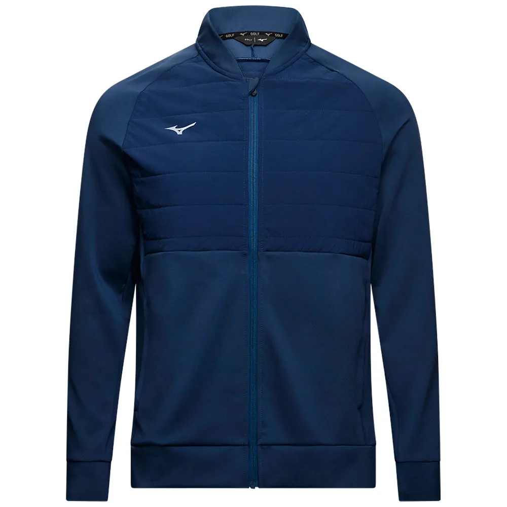 Mizuno Hybrid Bomber Jacket - Navy Non Irritating Seams Simple Chill Piece