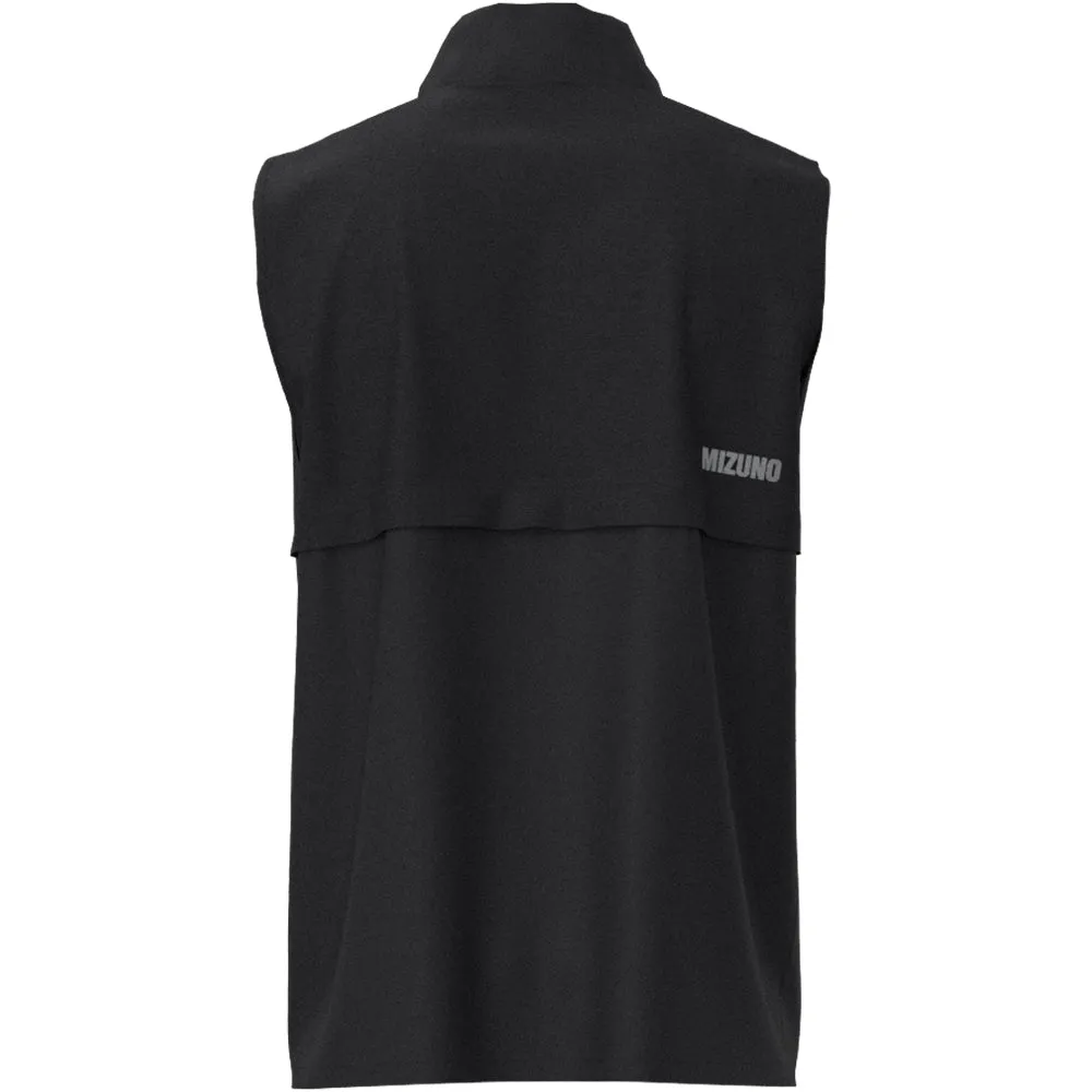Mizuno Melange Reflect Gilet - Black suitable for informal gatherings