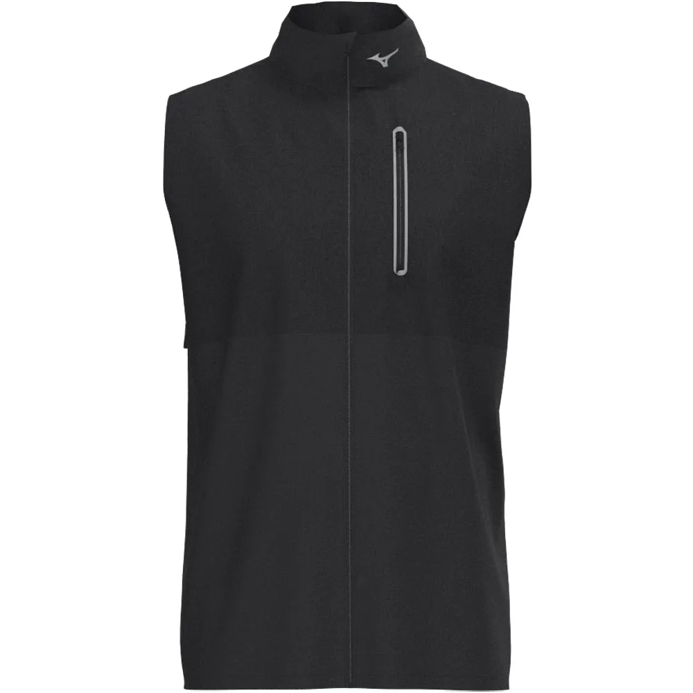 Mizuno Melange Reflect Gilet - Black Laser Cut Details Degree