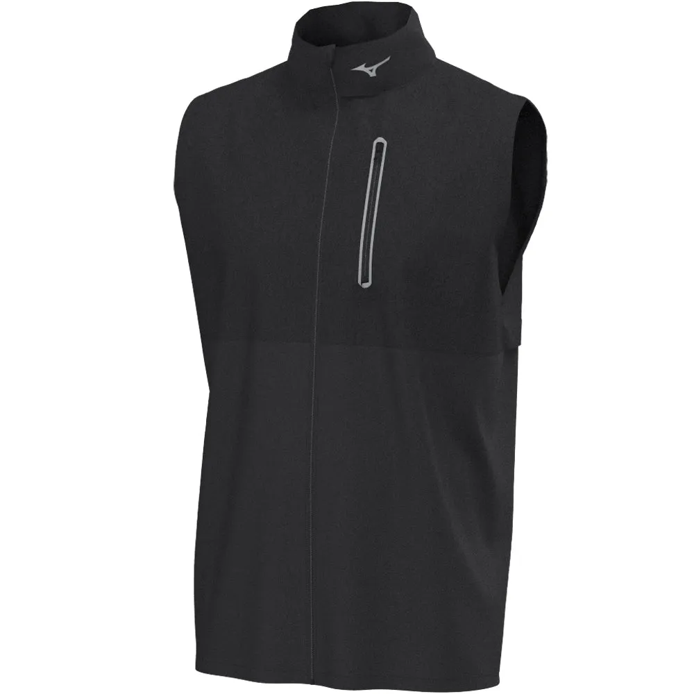 Water Repellent Finish formulation Mizuno Melange Reflect Gilet - Black