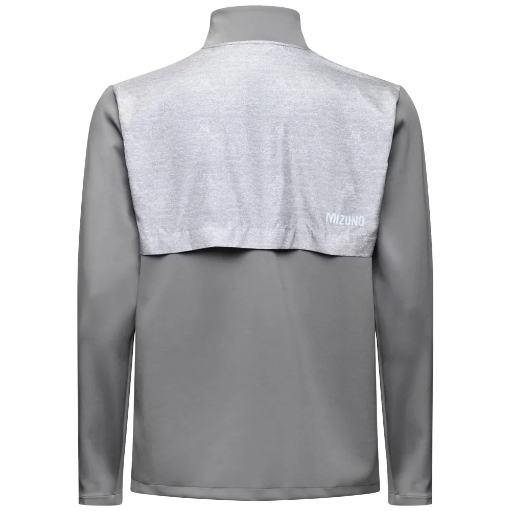 Mizuno Melange Reflect Jacket - Charcoal Ripstop Fabric Technology