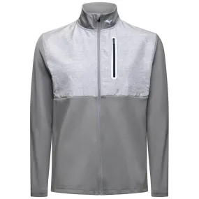Mizuno Melange Reflect Jacket - Charcoal Layered Wind Barrier