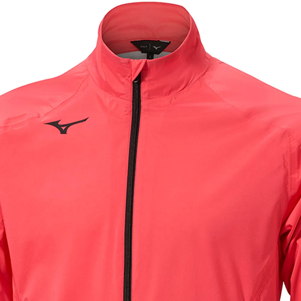 Mizuno Nexlite Flex Waterproof Jacket - Coral Red Day To Night Wear