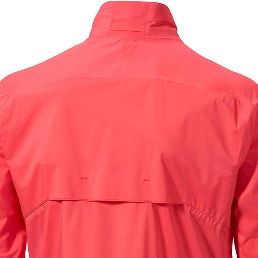 Mizuno Nexlite Flex Waterproof Jacket - Coral Red Functional Layer Piece Windproof Cuffs