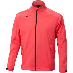 Mizuno Nexlite Flex Waterproof Jacket - Coral Red Neutral Tone Simple Look