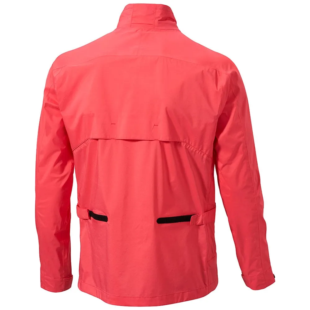 Mizuno Nexlite Flex Waterproof Jacket - Red New Cut Chill Commute Fit