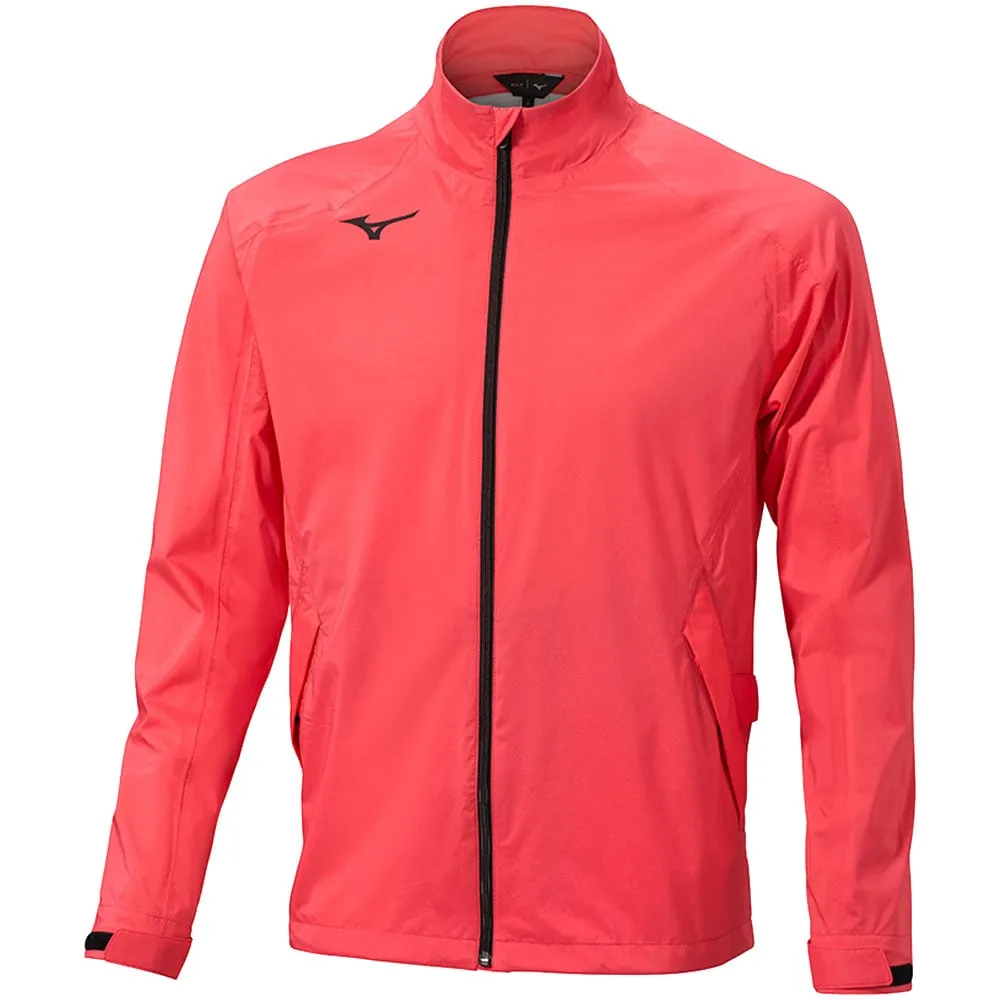 Mizuno Nexlite Flex Waterproof Jacket - Red Tear Resistant Cozy Layering