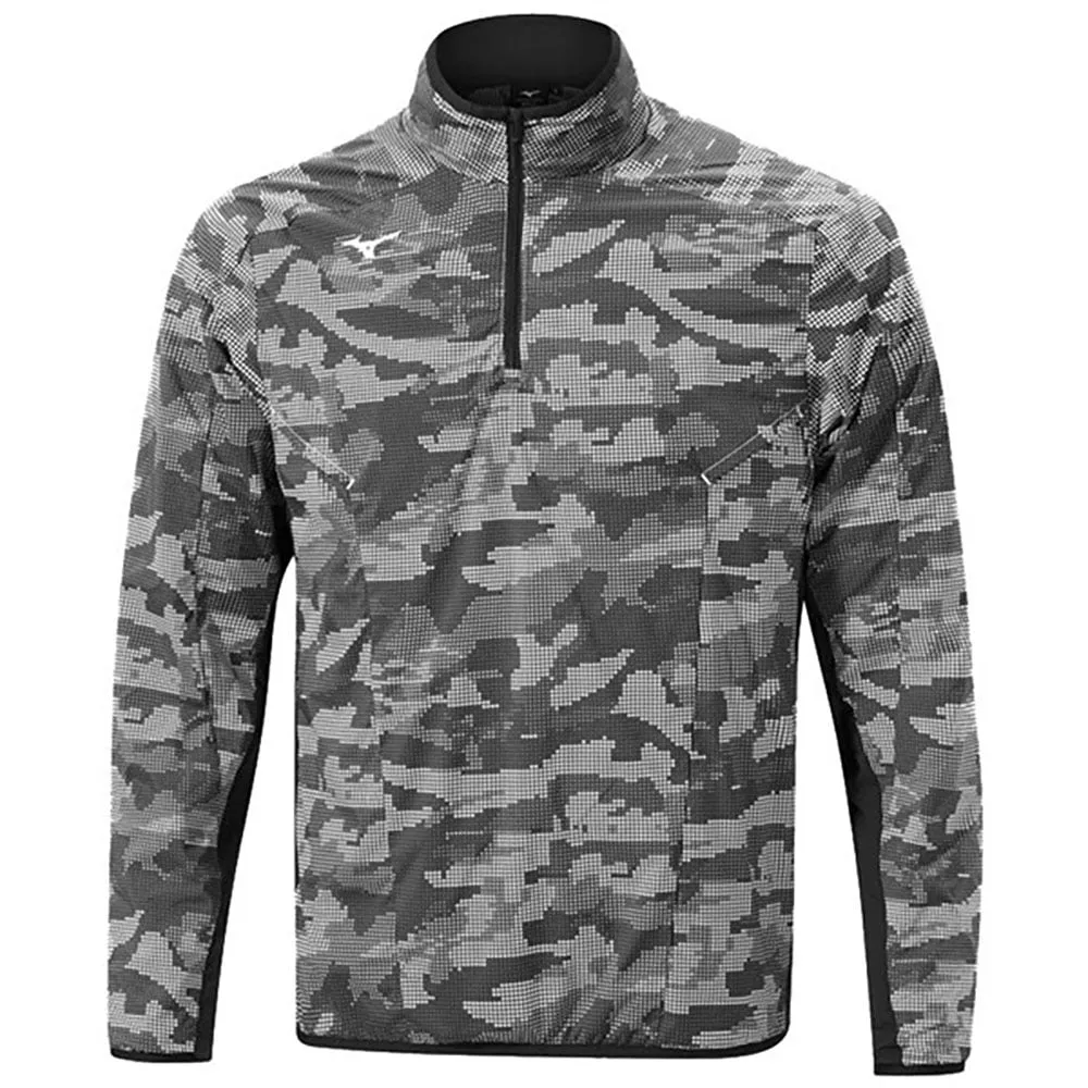 Mizuno Winter Stretch 1/4 Zip Jacket - Grey Simple Layers