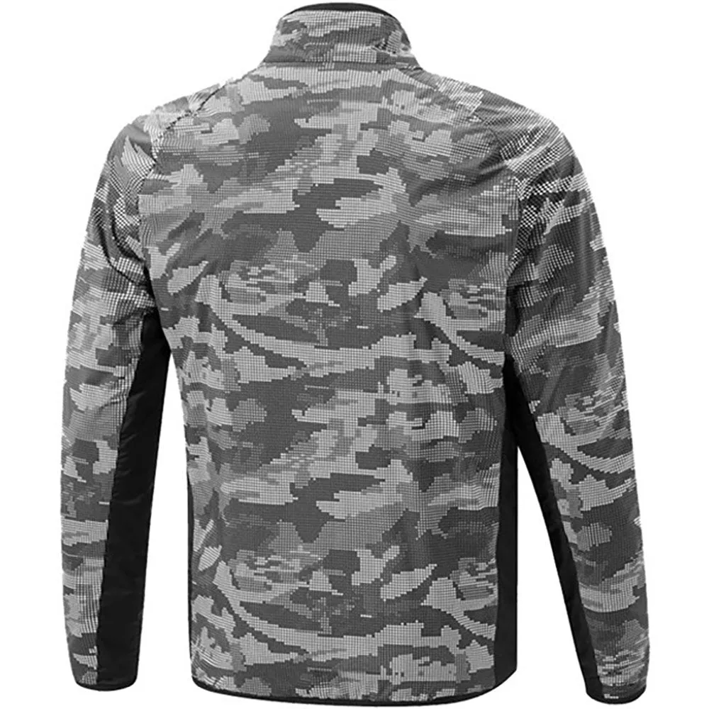 Mizuno Winter Stretch 1/4 Zip Jacket - Grey Stretch Comfort Design Soft Lining