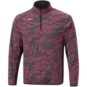 Mizuno Winter Stretch 1/4 Zip Jacket - Pink Camo Comfortable Fabric