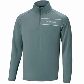 Mizuno Box 1/4 Zip Sweater - Stormy Weather Popular
