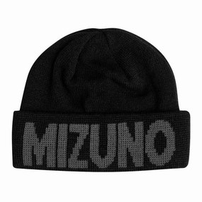Mizuno Breath Thermo Beanie - Black Lightweight Option
