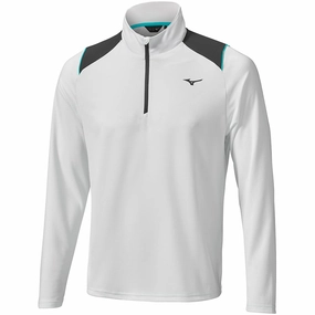 Practical Mizuno Breath Thermo Elite 1/4 Zip Pullover - Grey