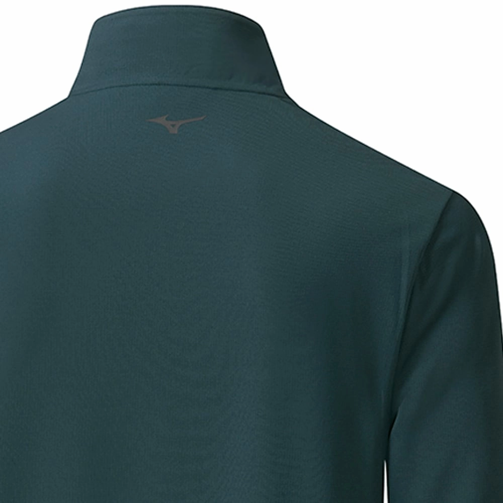 shoe accents Travel Wear Mizuno Breath Thermo ST 1/4 Zip Pullover - Navy