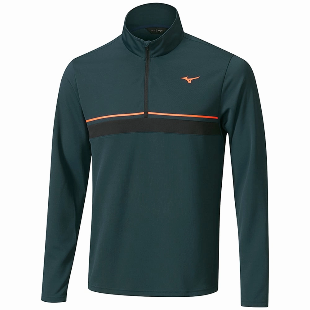 Premium Hoodie Street Active Mizuno Breath Thermo ST 1/4 Zip Pullover - Navy