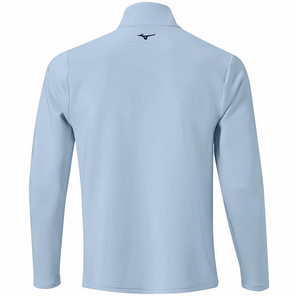 style test product selection Mizuno Breeze T Stripe 1/4 Zip Pullover - Dream Blue