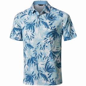 Essential Fit Mizuno Cali Cool Polo Shirt - Air Blue