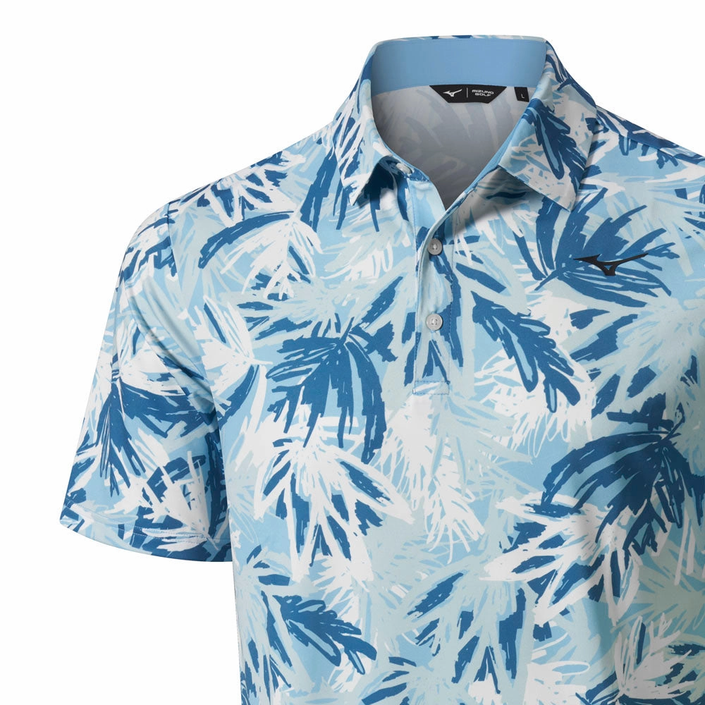 Mizuno Cali Cool Polo Shirt - Air Blue AllDay Comfort