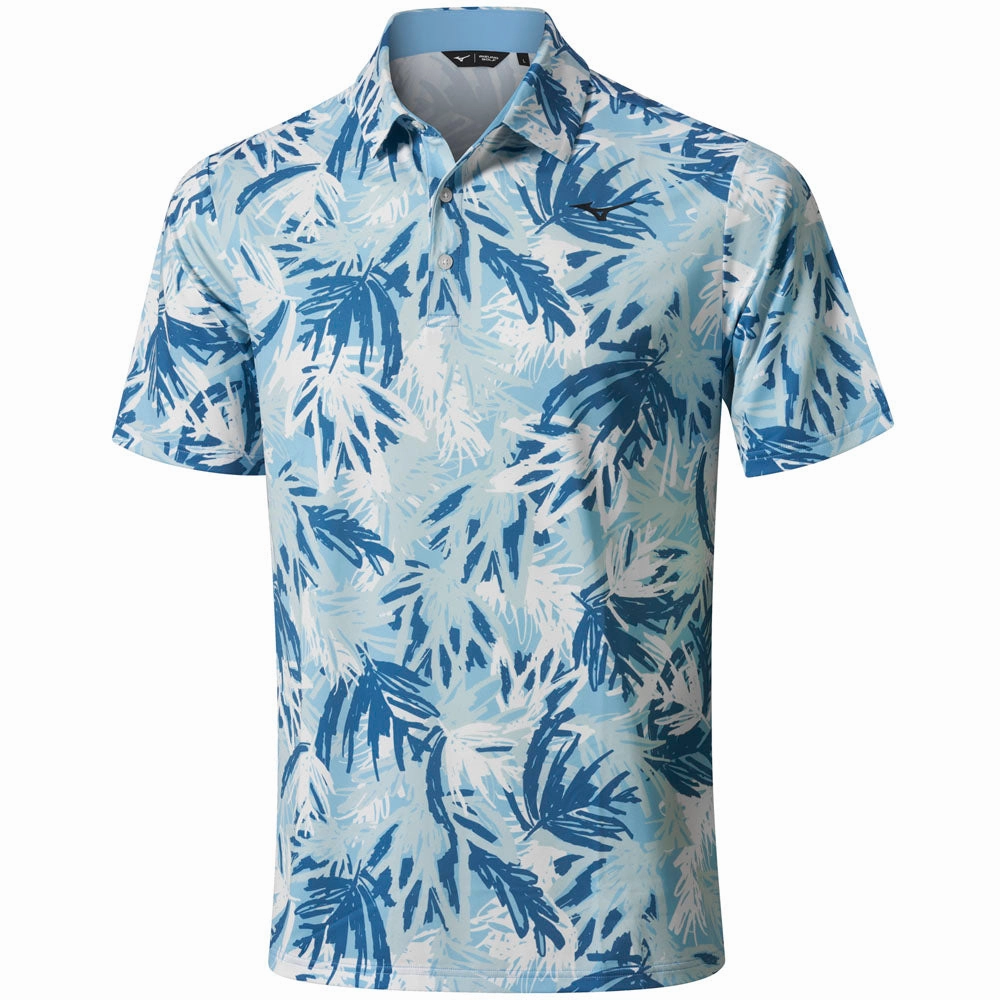 Essential Fit Mizuno Cali Cool Polo Shirt - Air Blue