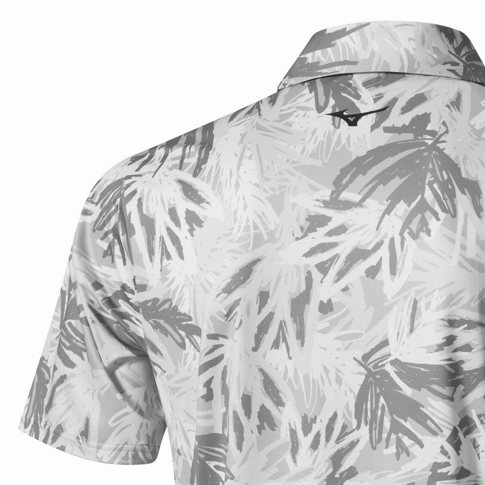 Unique Design Mizuno Cali Cool Polo Shirt - Grey