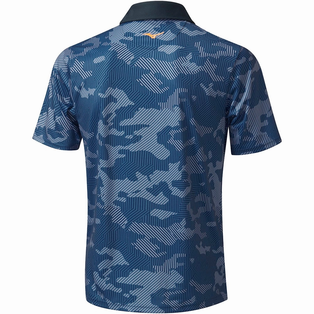 AllSeasonWear Weekend Comfort Style Mizuno Camo Polo Shirt - Navy