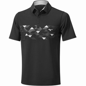 Mizuno Checker Polo Shirt - Black coordinate with other items