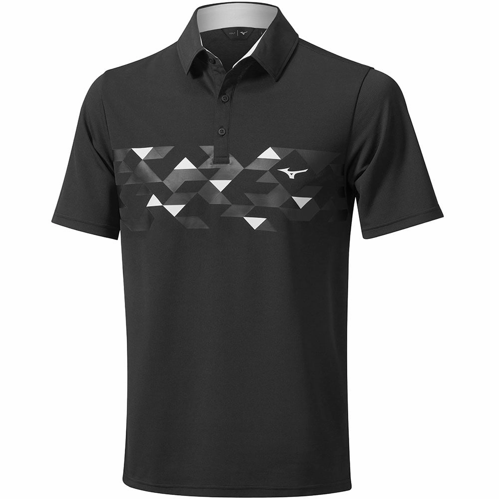 Mizuno Checker Polo Shirt - Black coordinate with other items