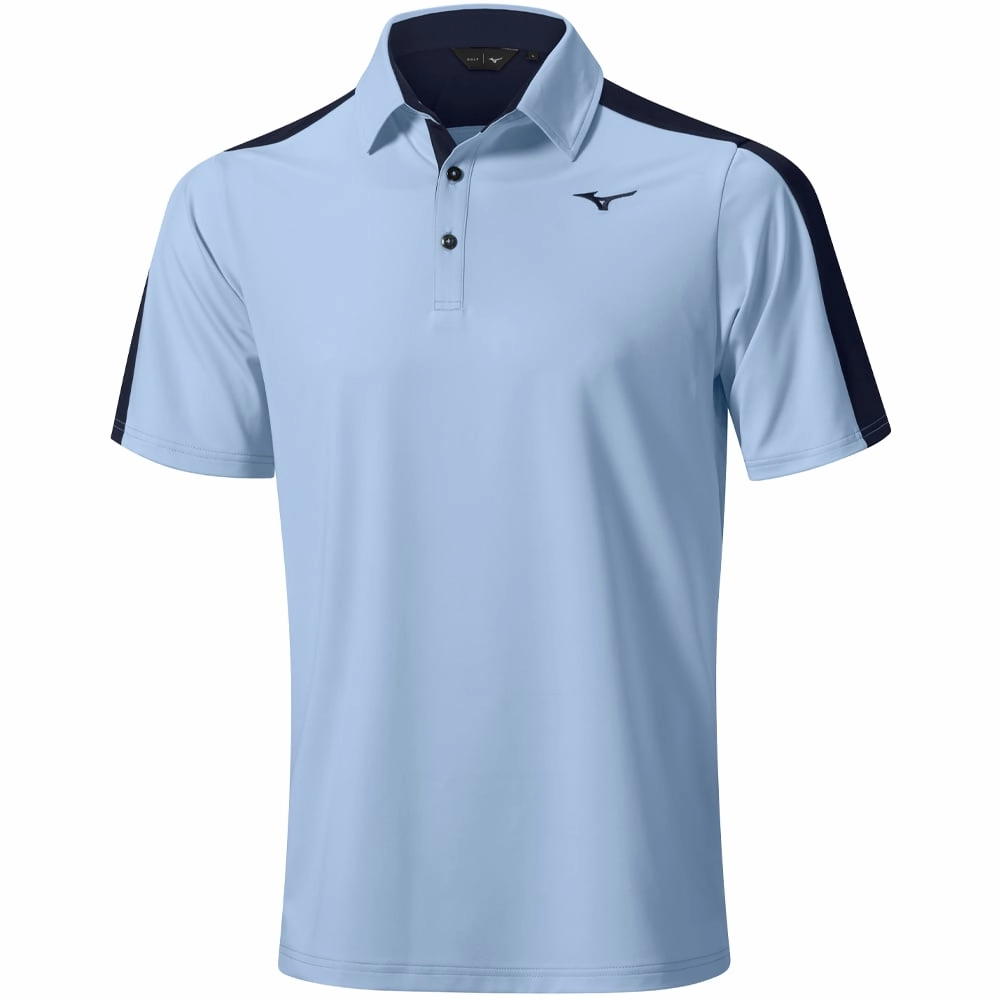Active Trend Look Mizuno Comp Trim Polo Shirt - Dream Blue