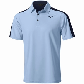Active Trend Look Mizuno Comp Trim Polo Shirt - Dream Blue