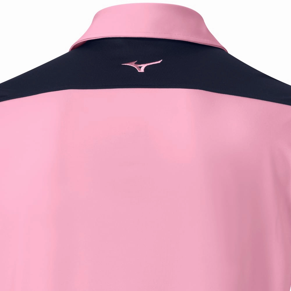 Mizuno Comp Trim Polo Shirt - Lilac Sachet Trendy Piece Easy-to-Style Top