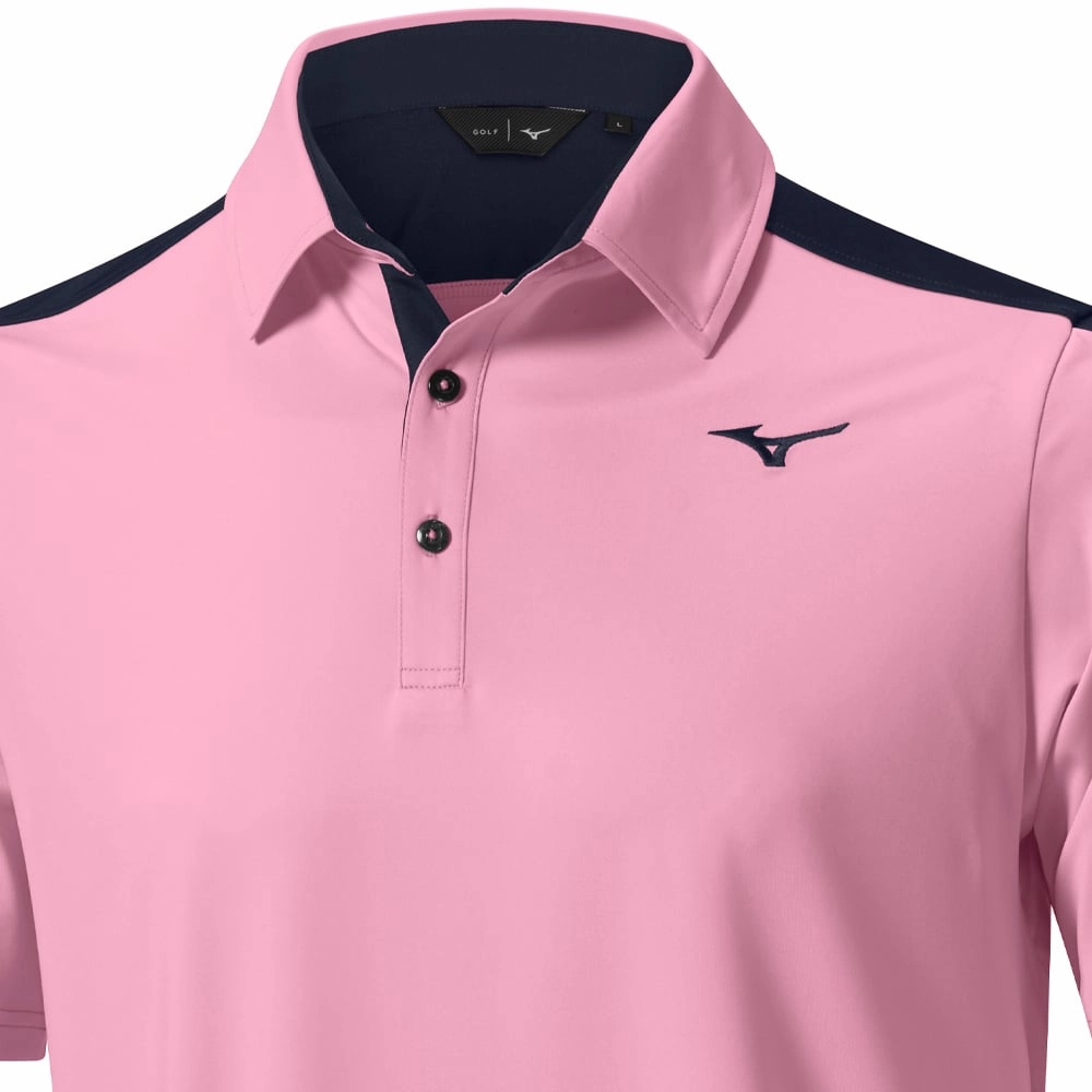 Mizuno Comp Trim Polo Shirt - Lilac Sachet Perfect for Vacation hiking clothes