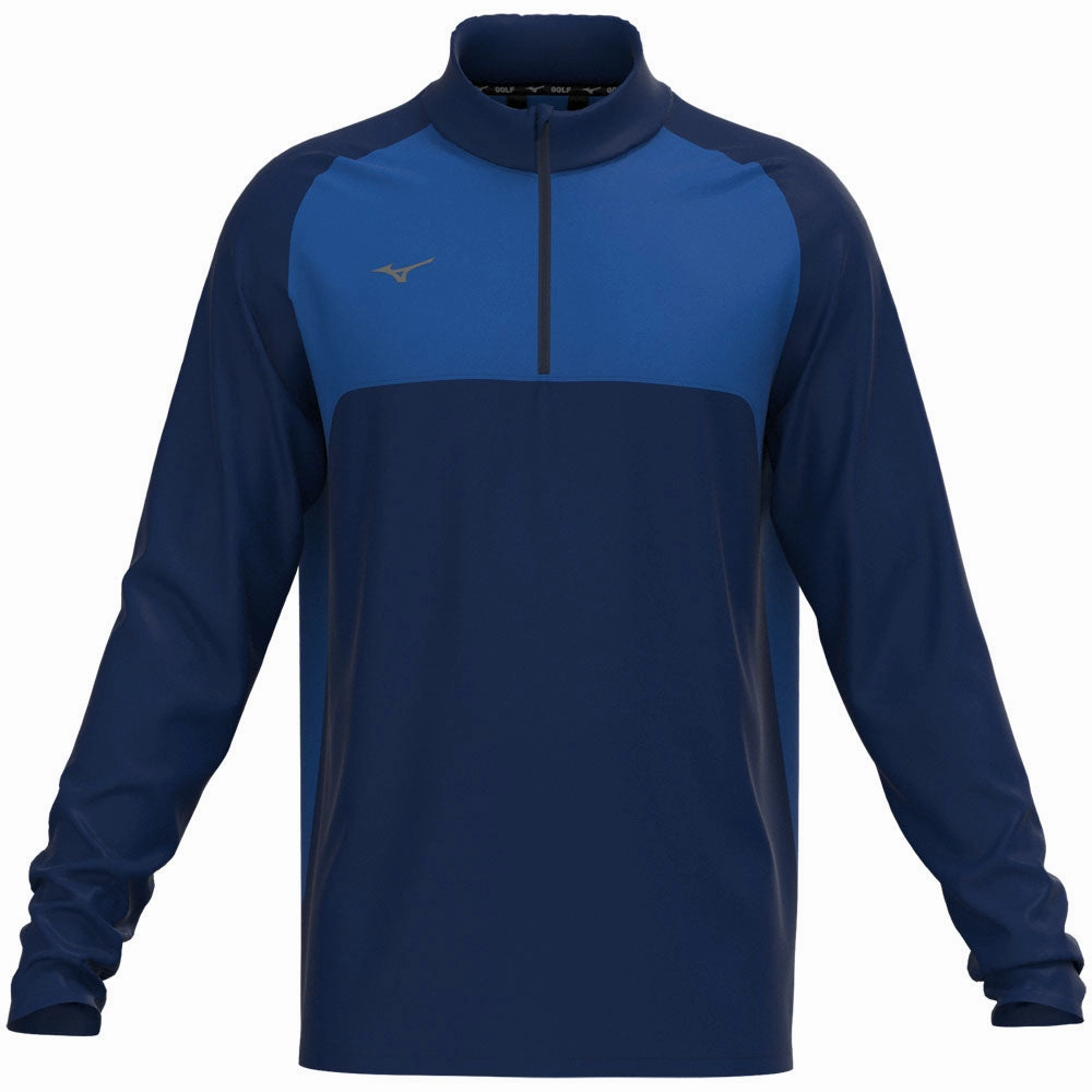 product camping suitability Stylish Fit Mizuno Contrast 1/4 Zip Pullover - Navy