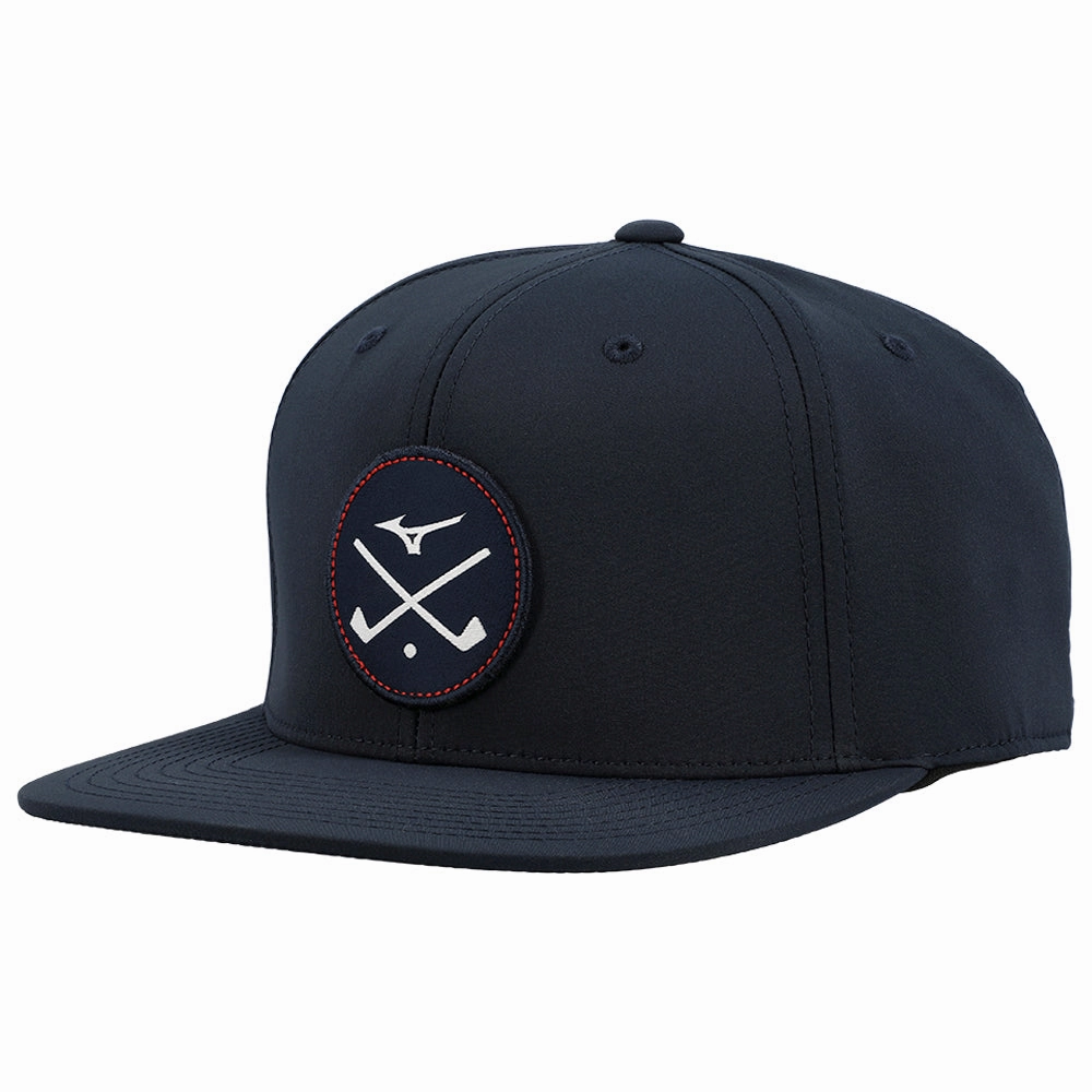 Snap Style Mizuno Crossed Clubs Snapback Cap - Navy