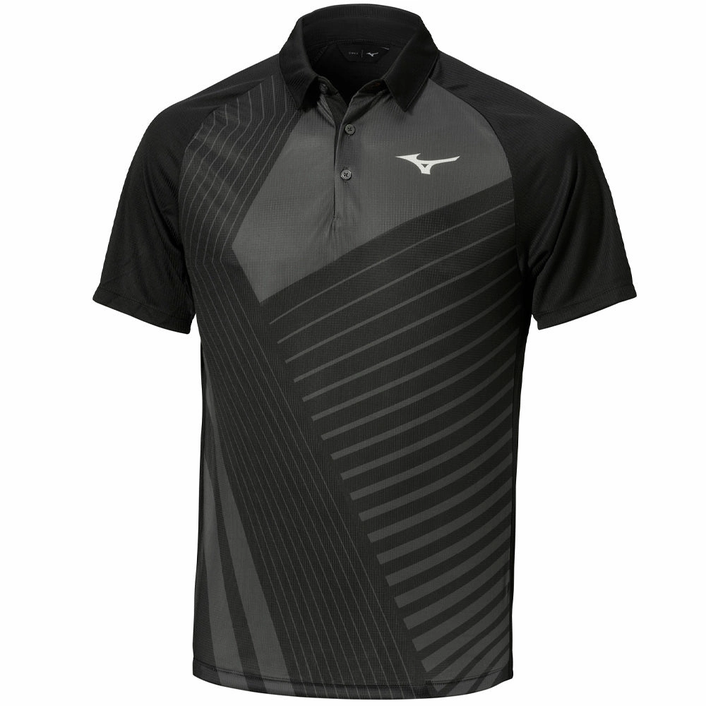 Chilly Comfort Wear Mizuno Dash Polo Shirt - Black