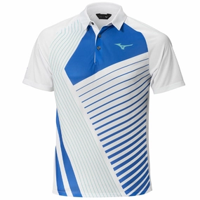 Hypoallergenic fabric Mizuno Dash Polo Shirt - White
