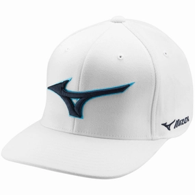Mizuno Diamond Snapback Cap - White Clean Accent