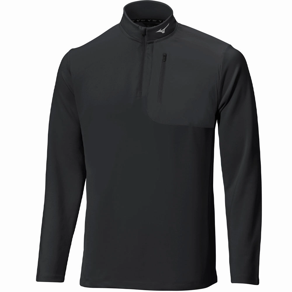 Trendy Streetwear Mizuno Essential 1/4 Zip Sweater - Black
