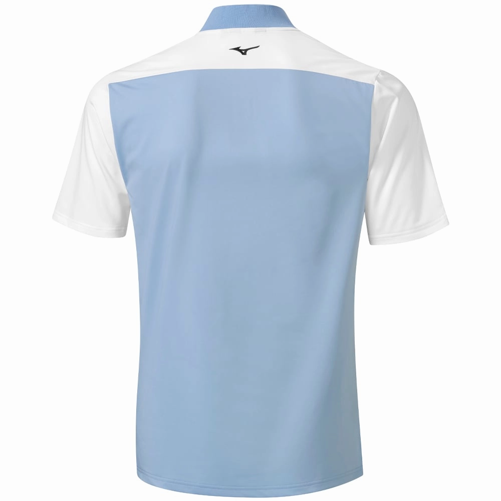 Mizuno Floral GC Polo Shirt - Dream Blue Lightweight Shirt