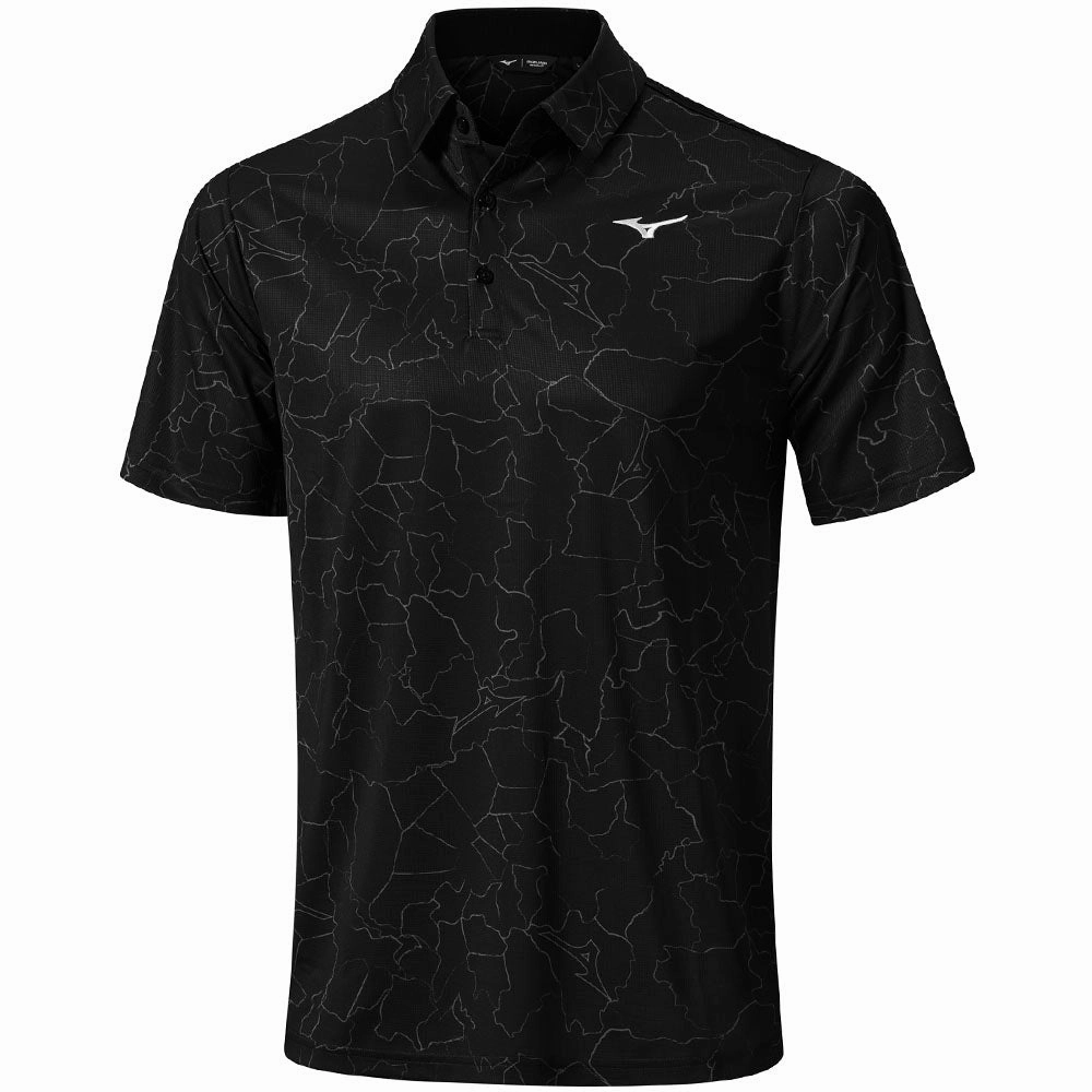 Mizuno Fragma Polo Shirt - Black regular but not boring Cool Weather Wear