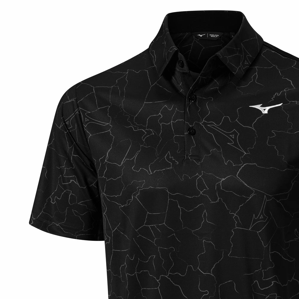 Fresh Look Sustainable Textile Mizuno Fragma Polo Shirt - Black