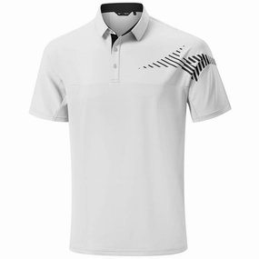 Popular Micro Perforated Fabric Mizuno Laser RB Polo Shirt - White