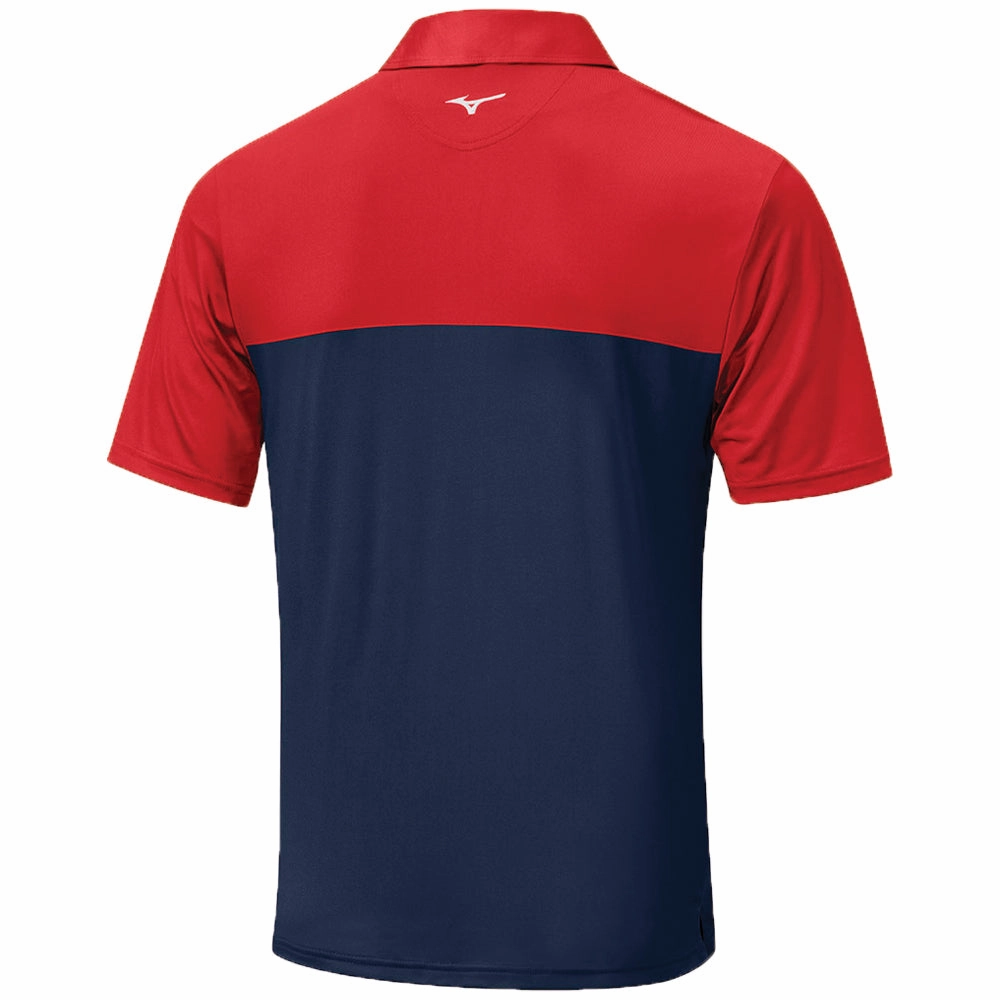 Solid Color Weekend Comfort Mizuno Mizuno Quick Dry Horizon Polo Shirt - Red